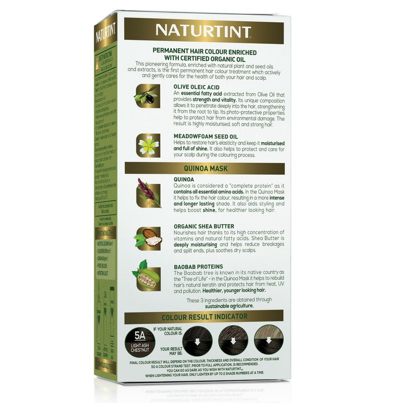 Naturtint Permanent 5A Light Ash Chestnut 170ml