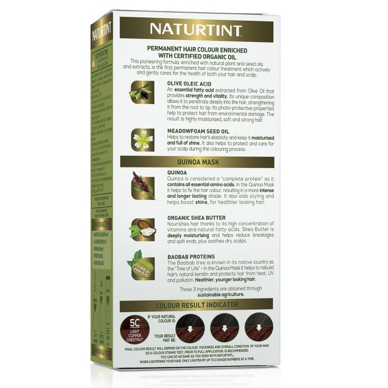Naturtint Permanent 5C Light Copper Chestnut 170ml