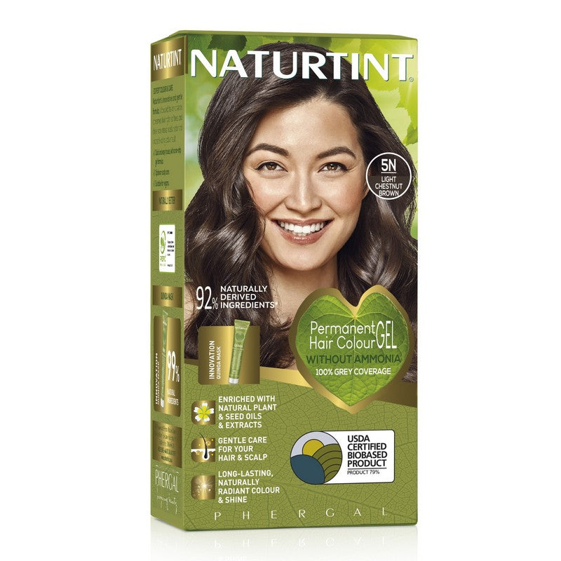 Naturtint Permanent 5N Light Chestnut Brown 170ml