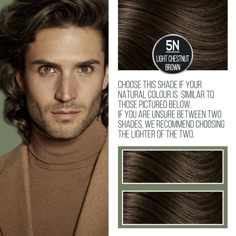 Naturtint Men Permanent Hair Colour Gel 5N Light Chestnut Brown 170ml