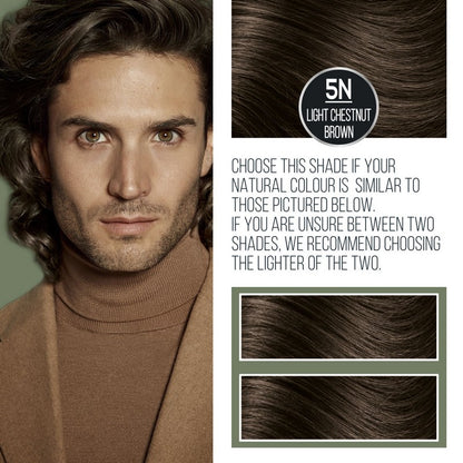 Naturtint Men Permanent Hair Colour Gel 5N Light Chestnut Brown 170ml