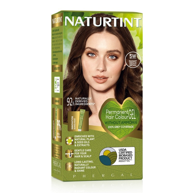 Naturtint Permanent 5W Radiant Medium Brown 170ml