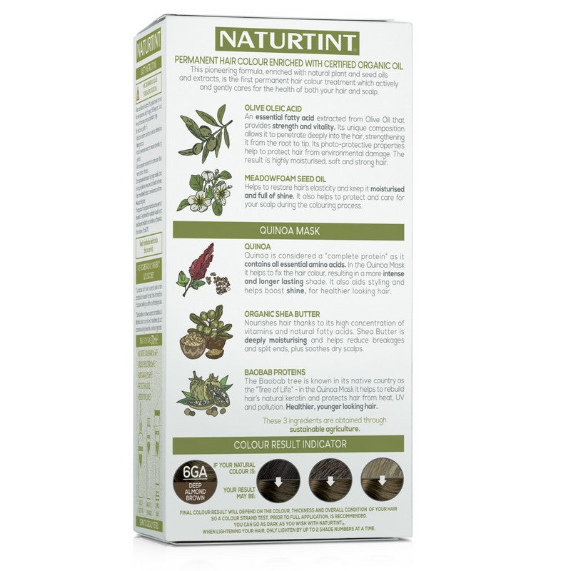Naturtint Permanent 6GA Deep Almond Brown 170ml