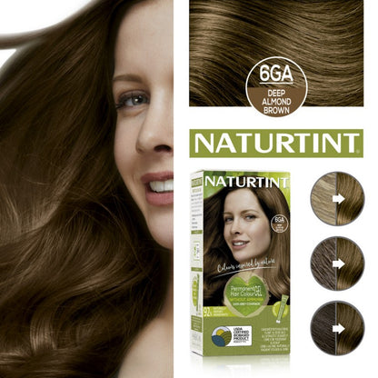 Naturtint Permanent 6GA Deep Almond Brown 170ml
