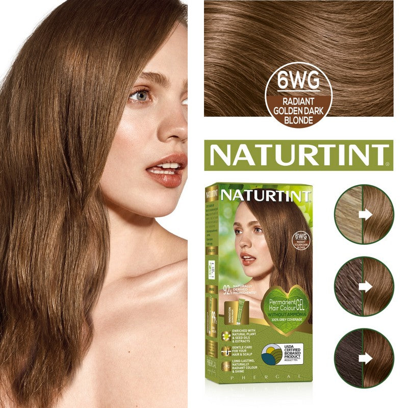 Naturtint Permanent 6WG Radiant Golden Dark Blonde 170ml