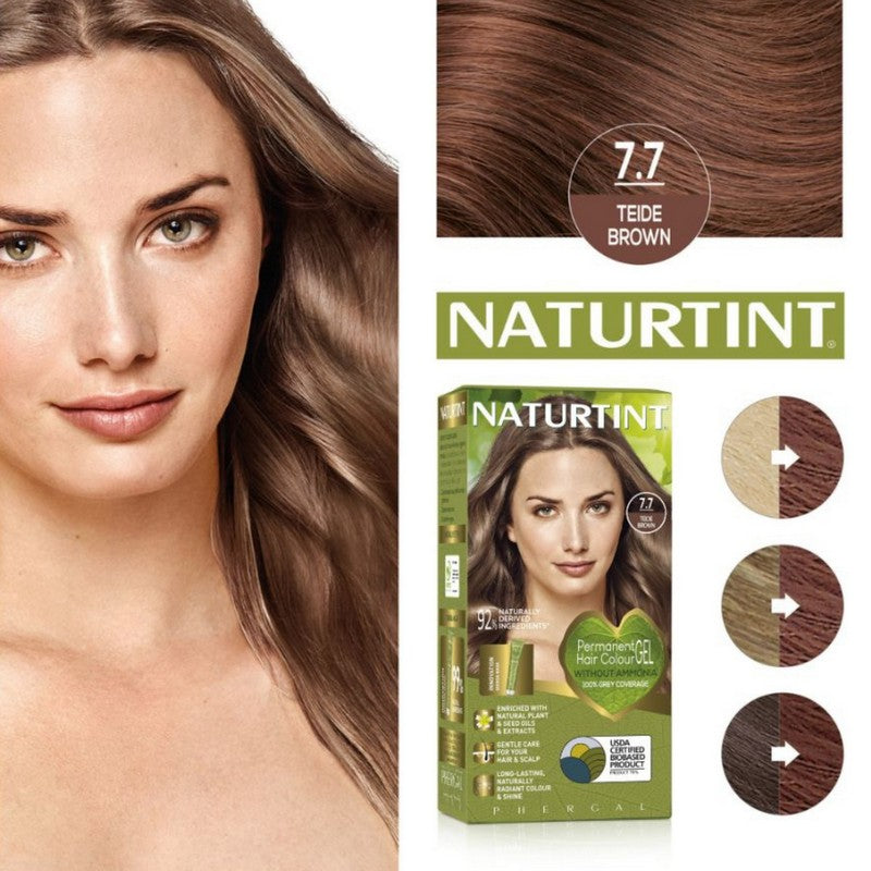 Naturtint Permanent 7.7 Teide Brown 170ml