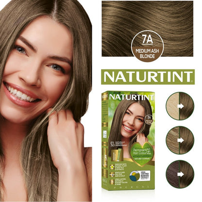 Naturtint Permanent 7A Medium Ash Blonde 170ml