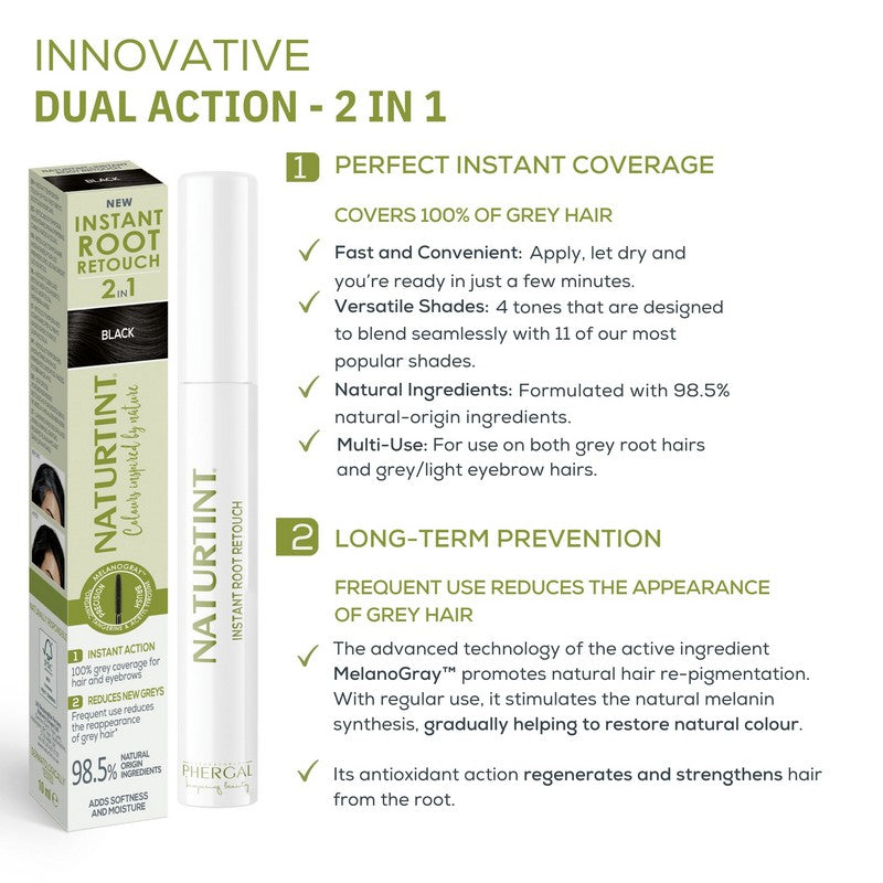 Naturtint 2in1 Instant Root Retouch Black 10ml