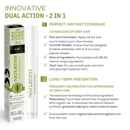 Naturtint 2in1 Instant Root Retouch Black 10ml