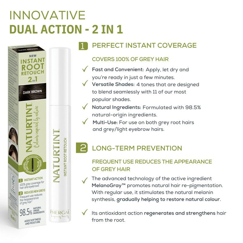 Naturtint 2in1 Instant Root Retouch Dark Brown 10ml