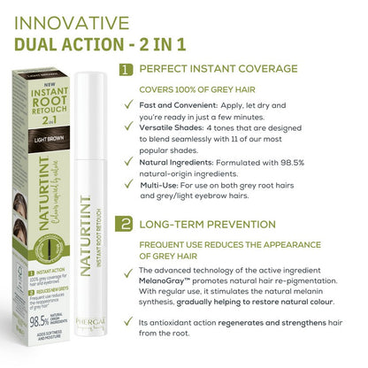 Naturtint 2in1 Instant Root Retouch Light Brown 10ml