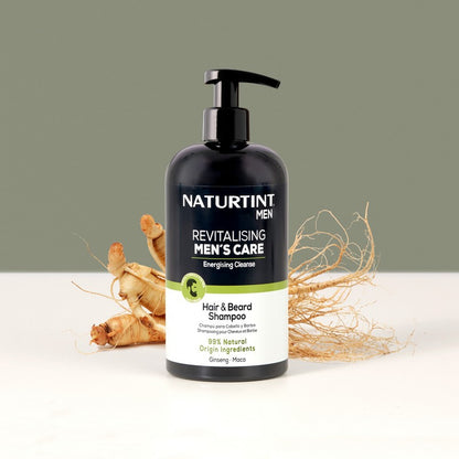 Naturtint Revitalising Men's Care Hair and Beard Shampoo 500ml