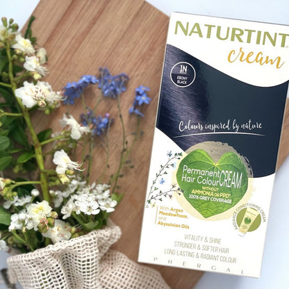 Naturtint Cream 1N Ebony Black 155ml