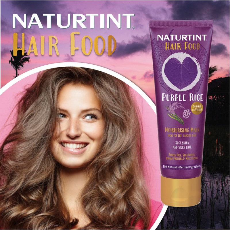 Naturtint Hair Food Purple Rice Moisturising Mask 150ml