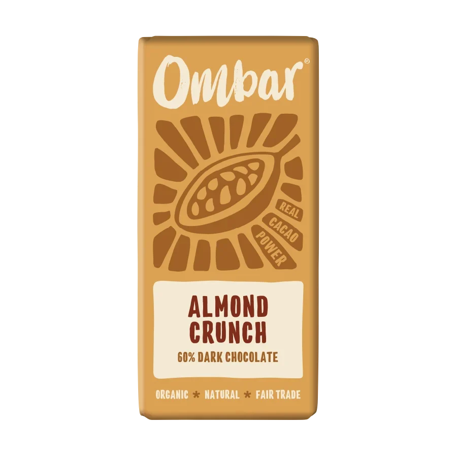 Ombar Organic Vegan Almond Crunch 70g