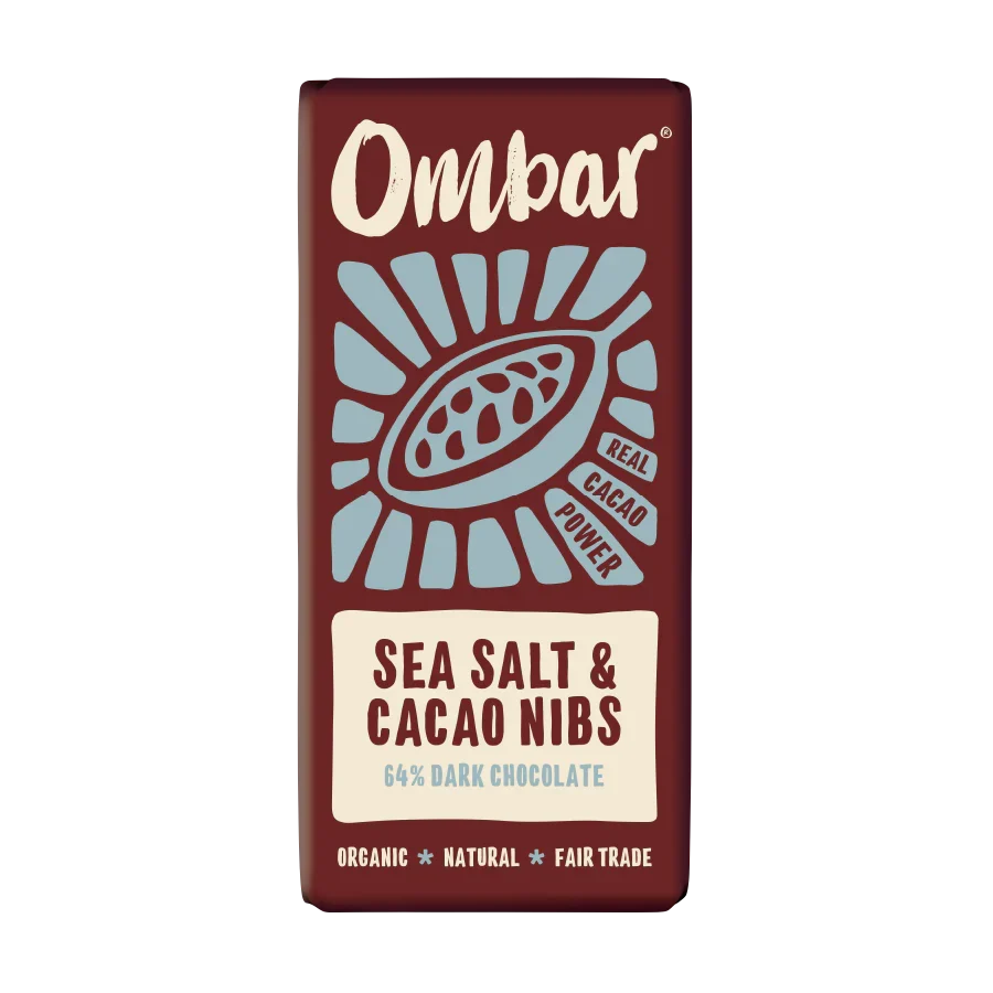 Ombar Organic Vegan Salt & Nibs 70g