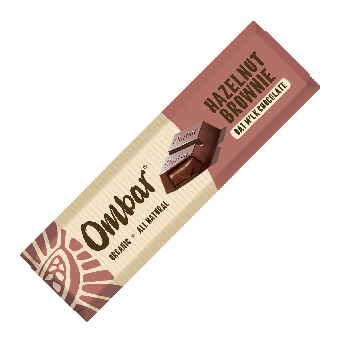 Ombar Oat M'lk Hazelnut Brownie Filled Bar 42g