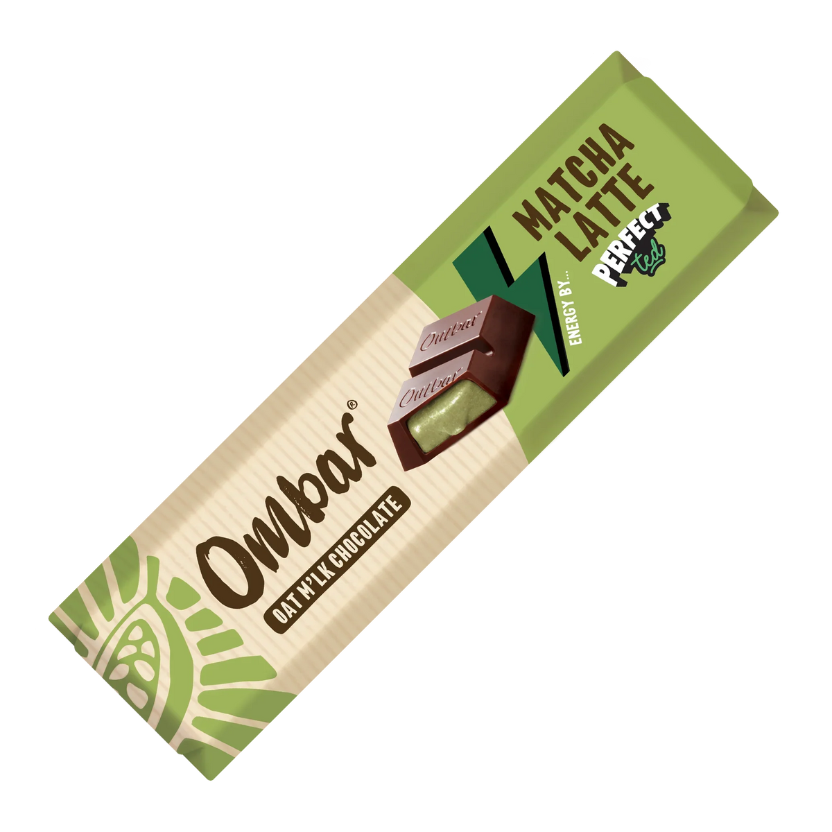 Ombar Perfect Ted Oat M'lk Matcha Latte Filled Chocolate Bar 42g