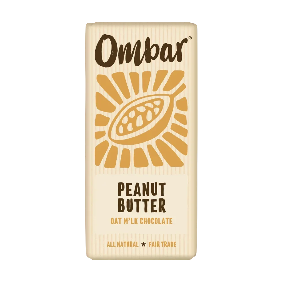 Ombar Oat M'lk Peanut Butter Chocolate Bar 70g