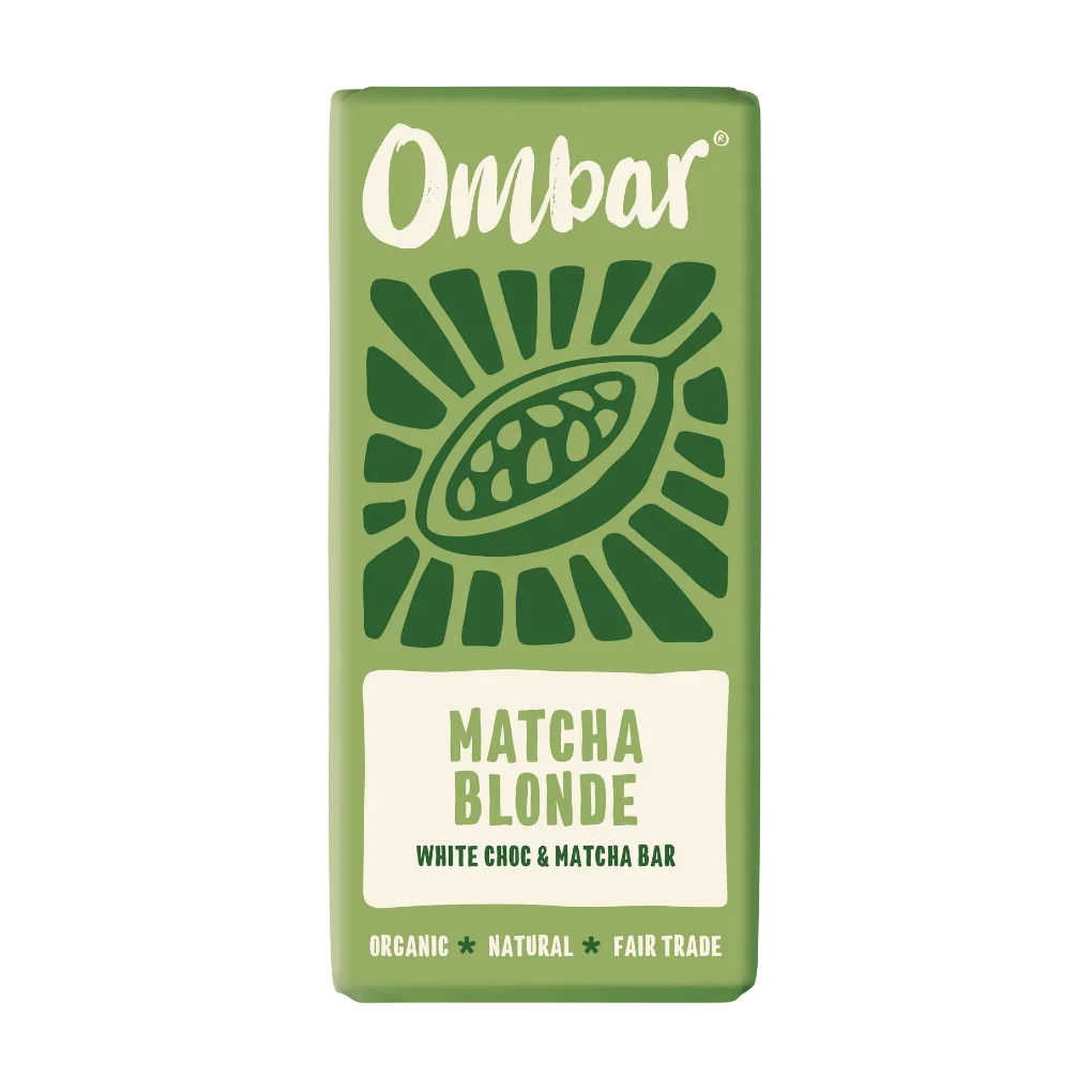 Ombar Matcha Blonde Caramelised White Choco Bar 70g