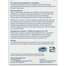 Optibac Probiotics For Those on Antibiotics 10 Capsules