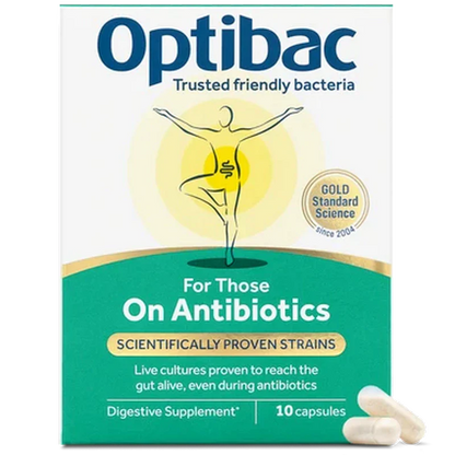 Optibac Probiotics For Those on Antibiotics 10 Capsules