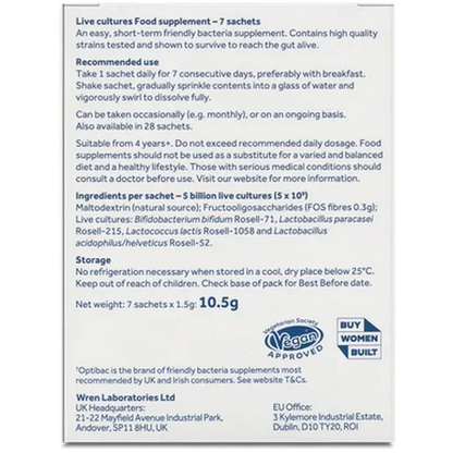 Optibac Probiotics One Week Flat