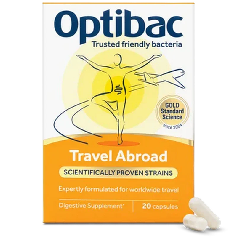 Optibac Probiotics Travel Abroad 20 Capsules