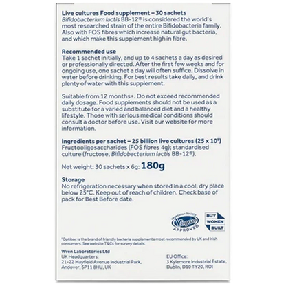 Optibac Probiotics Bifido & Fibre