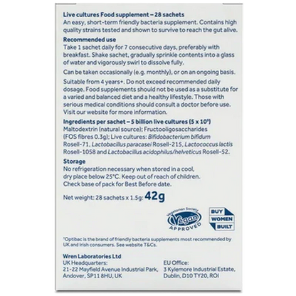 Optibac Probiotics One Week Flat