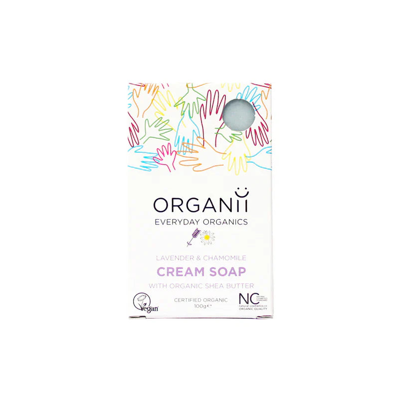 ORGANII Cream Soap - Lavender & Chamomile 100g
