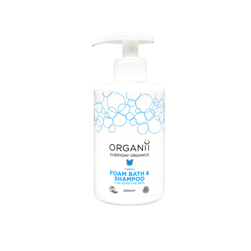 ORGANII Fresh Foam Bath & Shampoo 250ml