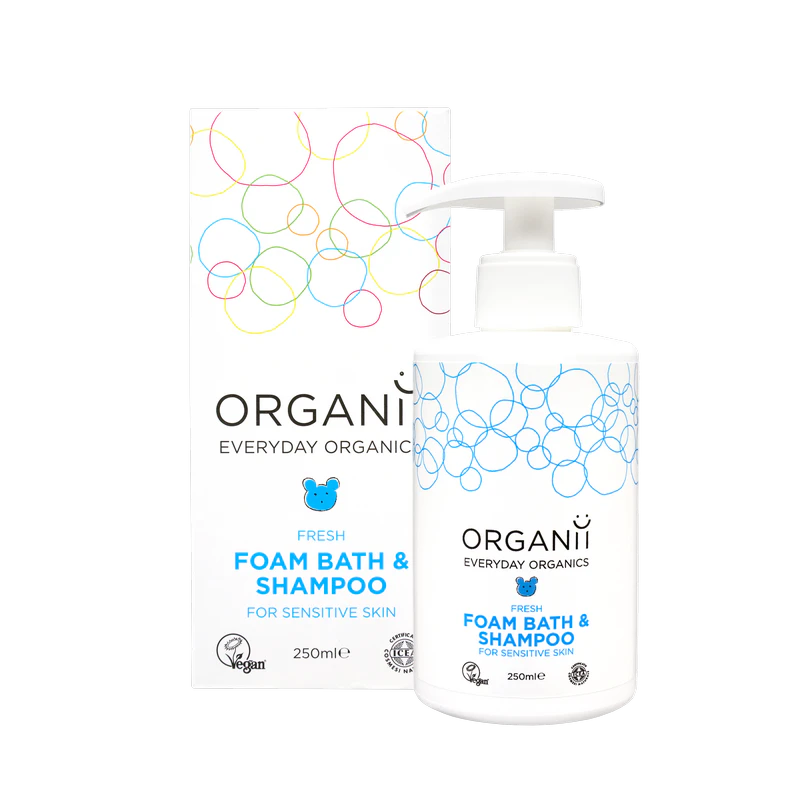 ORGANII Fresh Foam Bath & Shampoo 250ml
