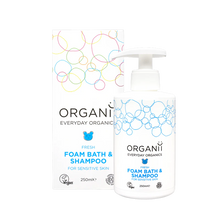 ORGANII Fresh Foam Bath & Shampoo 250ml