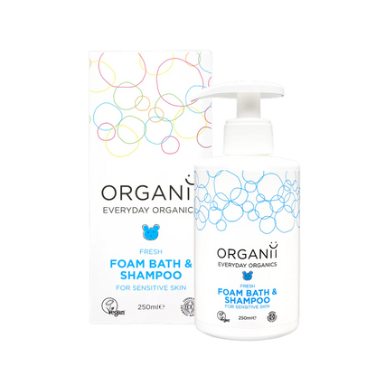 ORGANII Fresh Foam Bath & Shampoo 250ml
