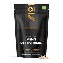 Alpha01 Organic Men's Multivitamins 60 Capsules