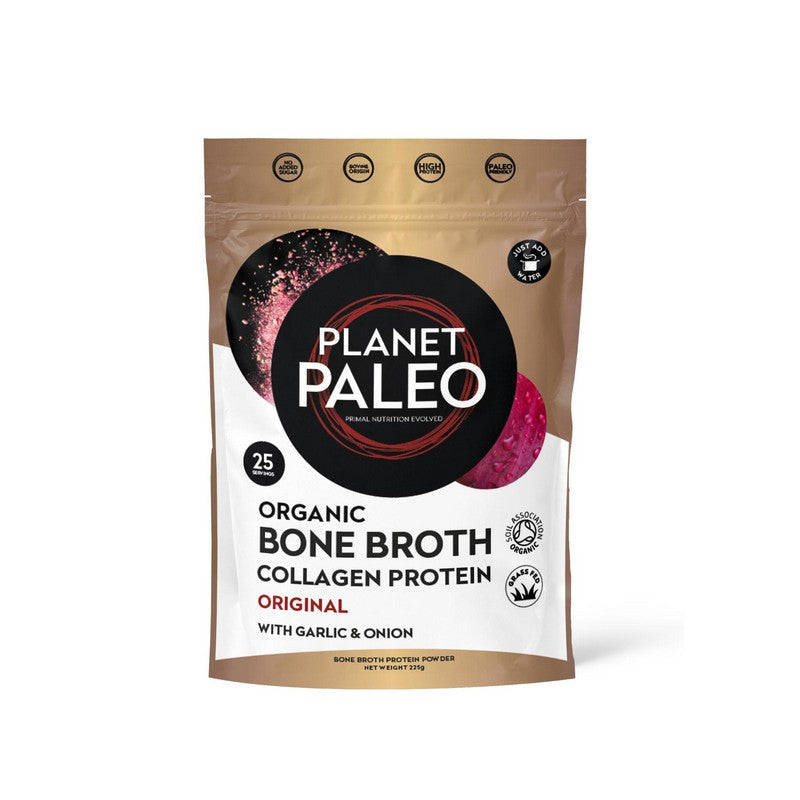 Planet Paleo Organic Bone Broth Collagen Protein Original  225g