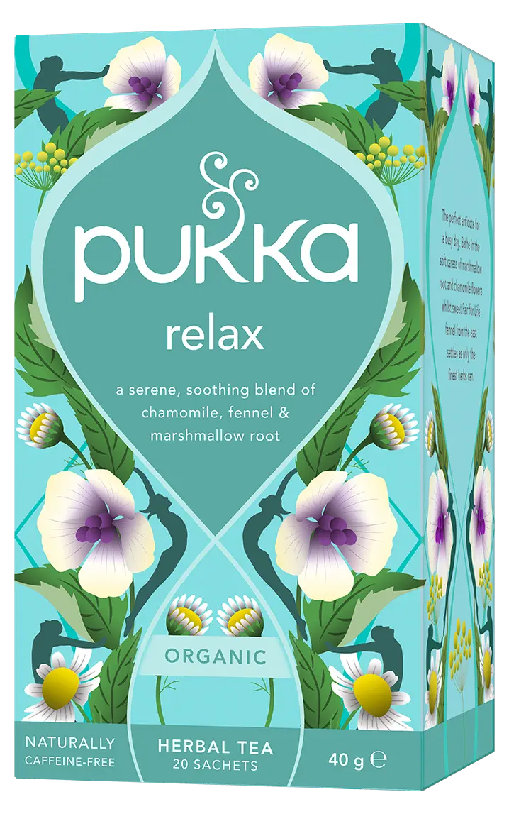 Pukka A soothing fusion of chamomile fennel and marshmallow root