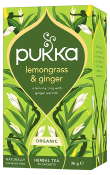 Pukka Organic Lemongrass & Ginger Herbal Tea 20 sachets