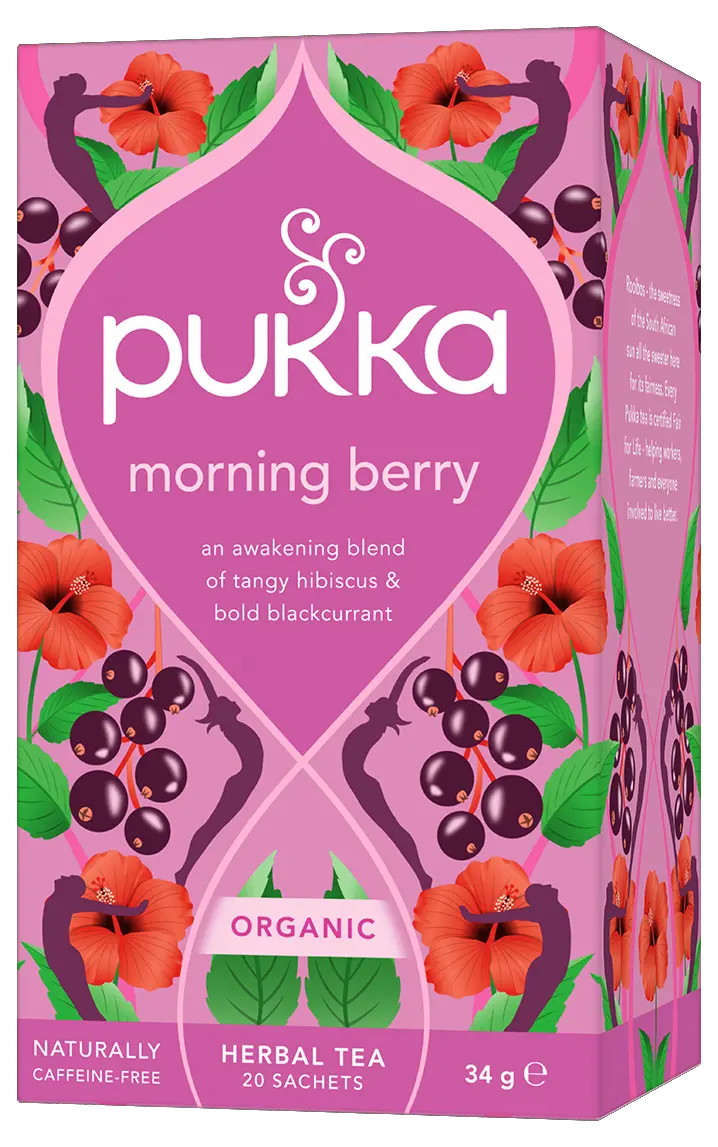 Pukka Morning berry 20 herbal teabags
