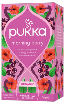 Pukka Morning berry 20 herbal teabags