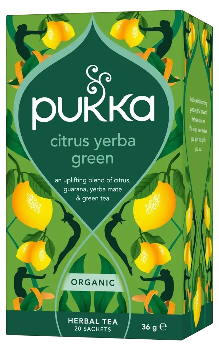Pukka Organic Citrus Yerba Green Mate x 20 Teabags