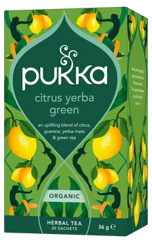 Pukka Organic Citrus Yerba Green Mate x 20 Teabags