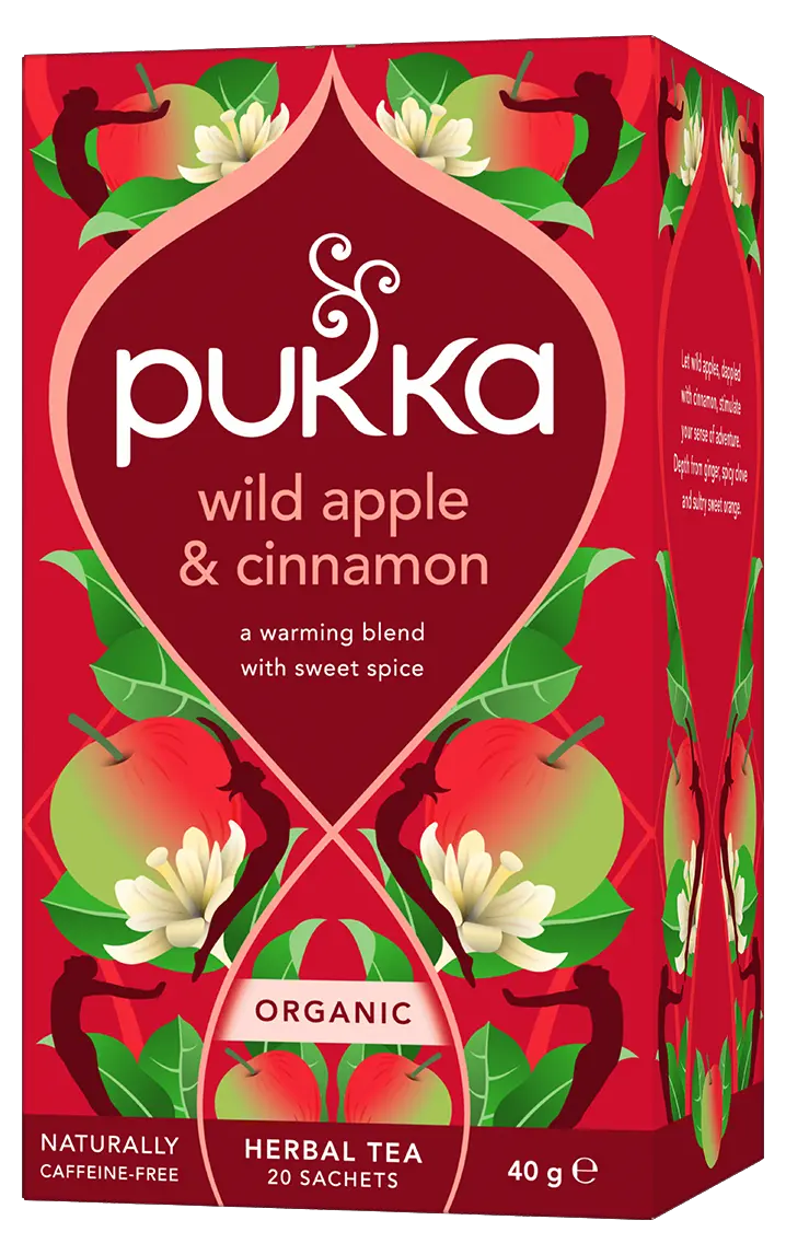 Pukka Wild Apple & Cinnamon with Ginger 20 bag