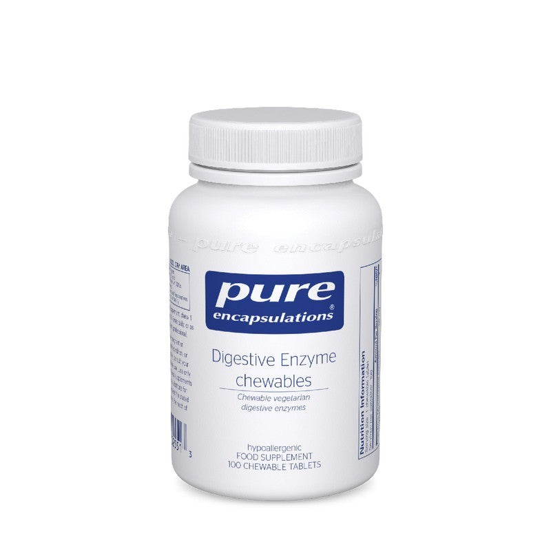 Pure Encapsulations Digestive Enzyme Chewables  100 Tablets