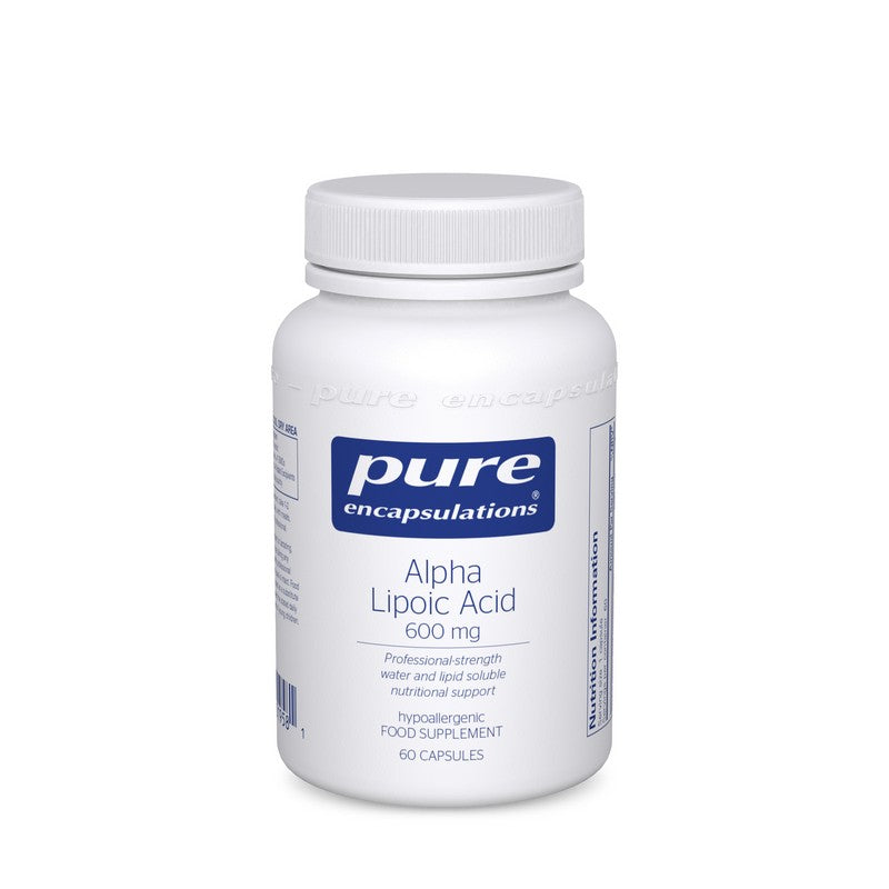 Pure Encapsulations Alpha Lipoic Acid 600 MG 60 Capsules