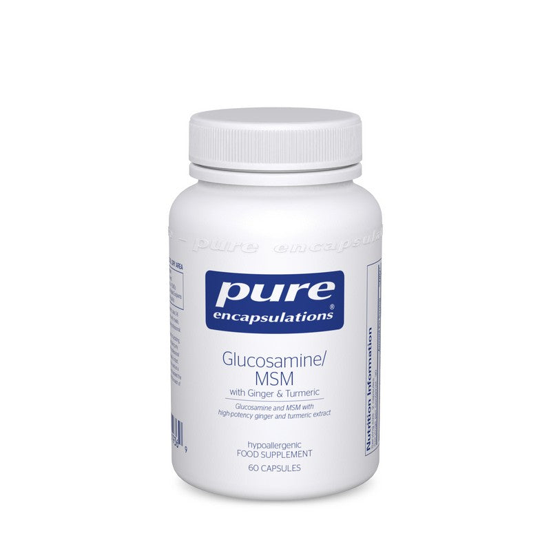 Pure Encapsulations Glucosamine MSM with Ginger & Turmeric 60 Capsules