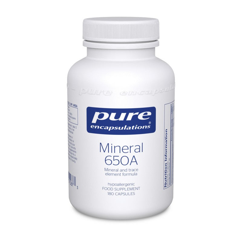 Pure Encapsulations Mineral 650A 180 Capsules