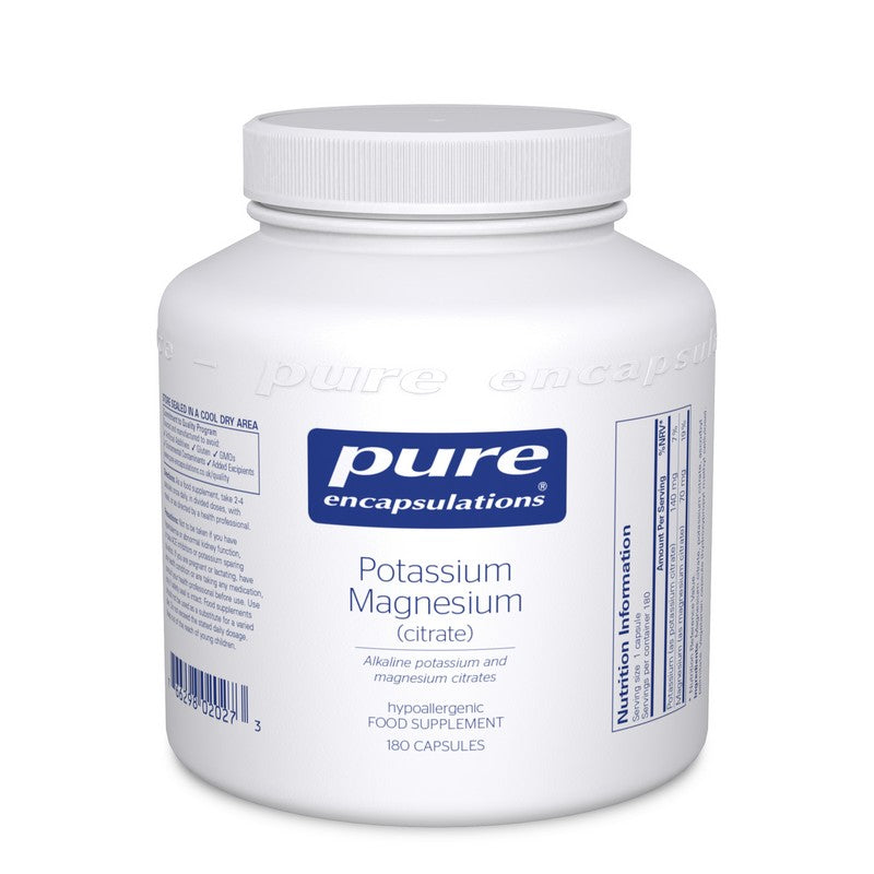 Pure Encapsulations Potassium Magnesium (citrate) 180 Capsules