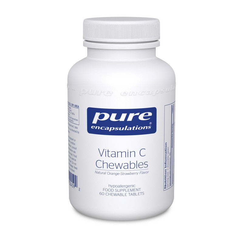 Pure Encapsulations Vitamin C Chewables 60 Cheable Tablets